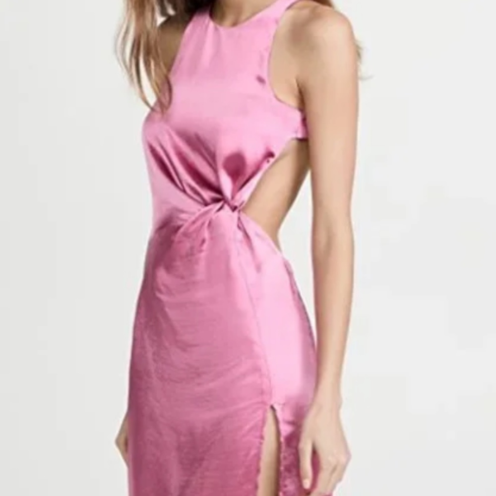 For Love and Lemons, Pink Taliah Maxi Dress, Size Small